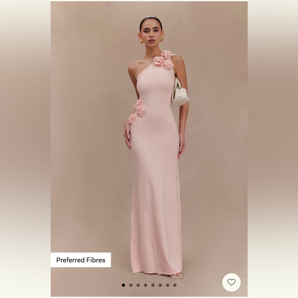 Elegant Pink Maxi Dress